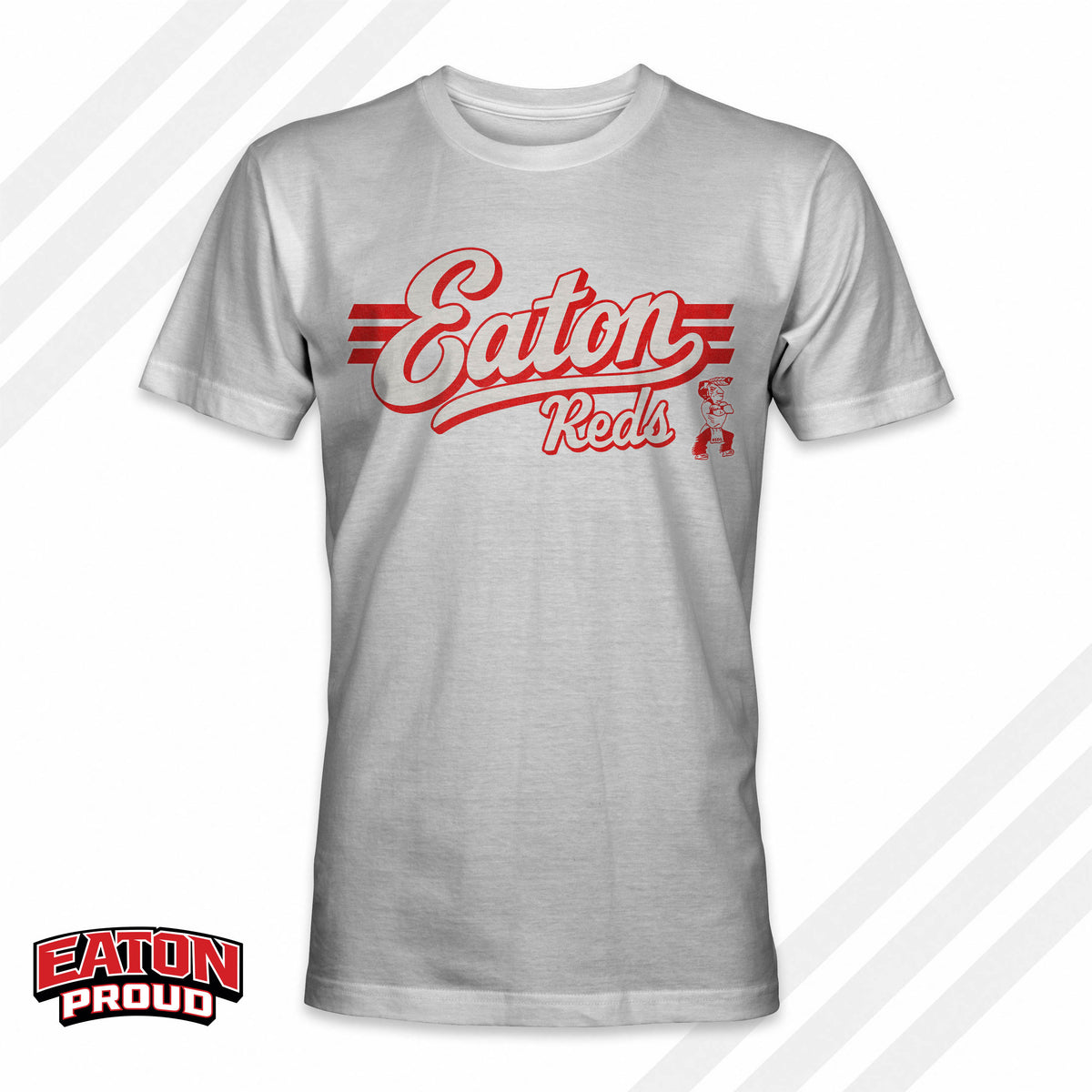 Eaton Reds Script Shirt With Indian
